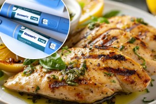 healthy meal and ozempic pens