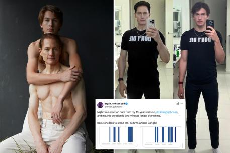 Anti-aging fanatic Bryan Johnson slammed for ‘gross’ post tracking son’s erection data