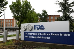 Signage outside the Food and Drug Administration (FDA) headquarters in White Oak, Maryland, U.S., August 29, 2020.